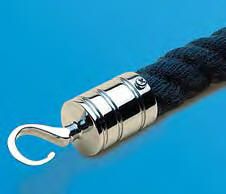Brass Rope Hook for Rope Upto 24mm (Dia) Decking, Crowd Control, Barrier